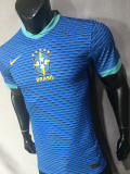 2024 Brazil Away Player Version Soccer Jersey