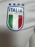 2024 Italy European Cup Away Long Sleeve Player Version Soccer Jersey
