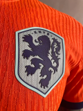 2024 Netherlands European Cup Home Player Version Soccer Jersey