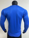 2024 Italy European Cup Home Long Sleeve Player Version Soccer Jersey