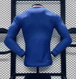 2024 France European Cup Home Long sleeves Player Version Soccer Jersey