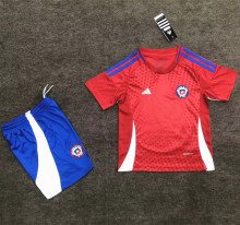 2024 Chile Home Kids Soccer Jersey