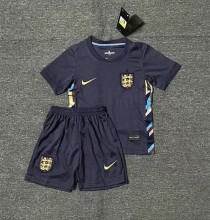 2024 Englande Europe Cup Away Kids Soccer Jersey