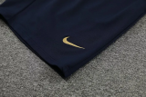 24-25 PSG Royal Blue Training Short Suit (100%Cotton)纯棉