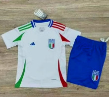 2024 Italy European Cup Away Kids Soccer Jersey