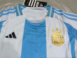 2024 Argentina Home Player Version Kids Soccer Jersey