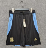 24-25 Argentina Home Black Shorts Pants