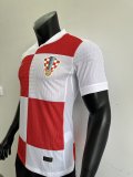 2024 Croatia European Cup Home Player Version Soccer Jersey