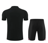 24-25 Inter Miami Black Training Short Suit (100%Cotton)纯棉