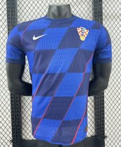 2024 Croatia European Cup Away Player Version Soccer Jersey