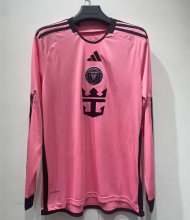 24-25 Inter Miami Home Long sleeves Fans Soccer Jersey