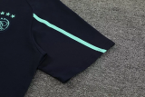 24-25 Ajax Dark Blue Training Short Suit (100%Cotton)纯棉