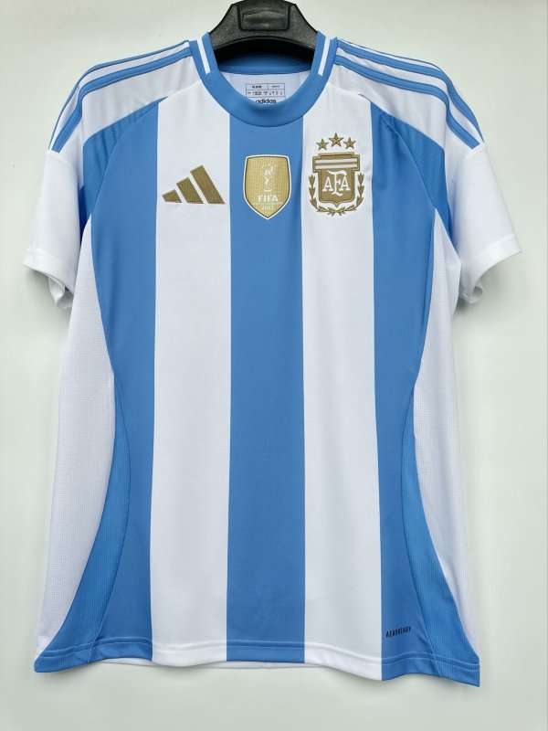 2024 Argentina Home Fans Version Soccer Jersey