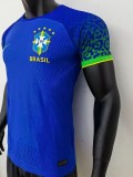 22-23 Brazil Away Player Version Soccer Jersey