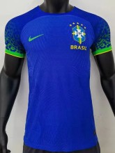 22-23 Brazil Away Player Version Soccer Jersey