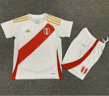 24-25 Peru Home Kids Soccer Jersey