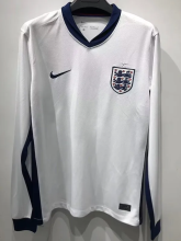 2024 Englande Europe Cup Home Long sleeves Soccer Jersey