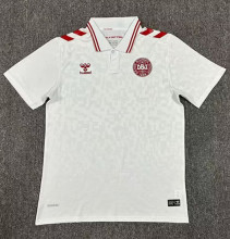 2024 Denmark European Cup Away Fans Version Soccer Jersey