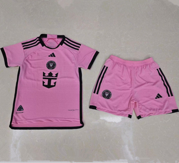 24-25 Inter Miami Home Player Version Kids Soccer Jersey
