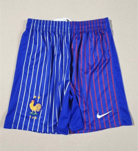 2024 France Away Blue Shorts Pants