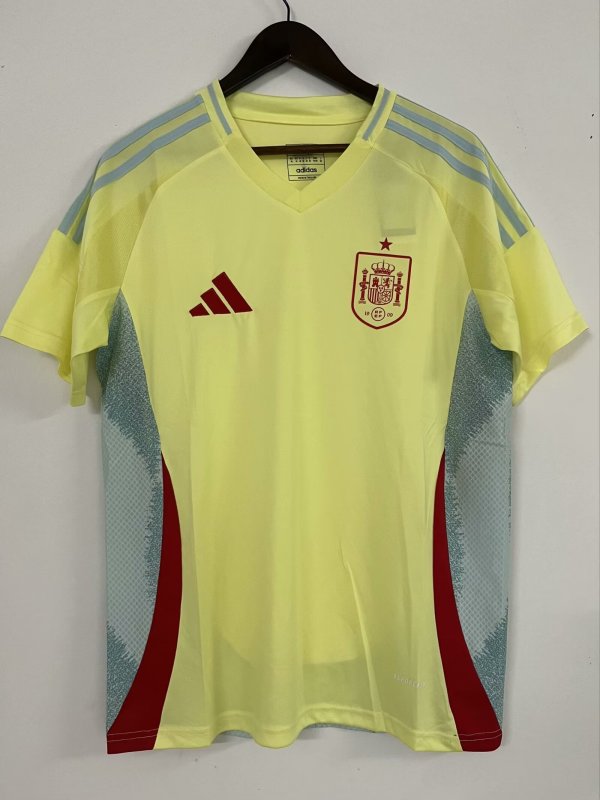 2024 Spain European Cup Away Fans Version Soccer Jersey