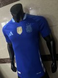 2024 Argentina Away Player Version Soccer Jersey
