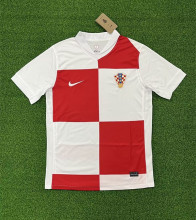 2024 Croatia European Cup Home Fans Version Soccer Jersey