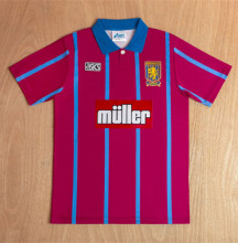 1993-1995 Aston Villa Home Retro Soccer Jersey