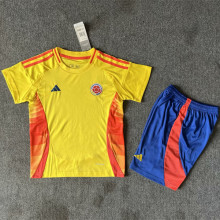 2024 Colombia Home Kids Soccer Jersey