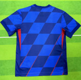 2024 Croatia European Cup Away Fans Version Soccer Jersey