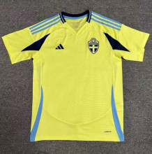2024 Sweden Home Fans Version Soccer Jersey