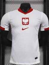 2024 Poland European Cup Home Player Version Soccer Jersey