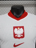 2024 Poland European Cup Home Player Version Soccer Jersey