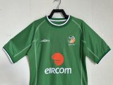 2002 Ireland Home Retro Soccer Jersey