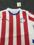 2024 Paraguay Home Fans Soccer Jersey