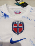 2024 Norway Away Fans Version Kids Soccer Jersey