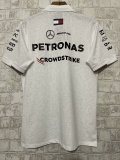 2024 F1 Benz New Pattern Short Sleeve Racing Suit