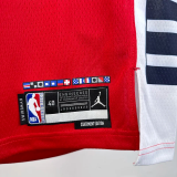 24-25 Clippers WESTBROOK #0 Red Top Quality Hot Pressing NBA Jersey (Trapeze Edition)
