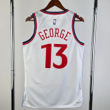 24-25 Clippers GEORGE #13 White City Edition Home Top Quality Hot Pressing NBA Jersey