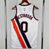 2019-20 Clippers WESTBROOK #0 White City Edition Top Quality Hot Pressing NBA Jersey