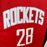 22-23 ROCKETS WAGNER #28 Red Away Top Quality Hot Pressing NBA Jersey