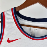 24-25 Clippers WESTBROOK #0 White City Edition Home Top Quality Hot Pressing NBA Jersey
