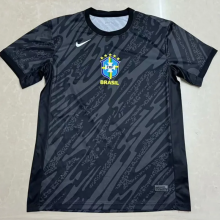 24-25 Brazil Grey Black Training Shirts