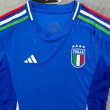2024 Italy European Cup Home Women Fans Soccer Jersey