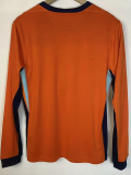 2024 Netherlands European Cup Home Long sleeves Fans Version Soccer Jersey
