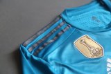 2017-2018 RMA Third Long Sleeve Player Version Retro Soccer Jersey