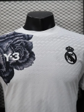 23-24 RMA Y-3 White Player Version Soccer Jersey