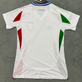 2024 Italy European Cup Away Women Fans Soccer Jersey