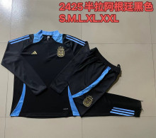 24-25 Argentina High Quality Half Pull Tracksuit