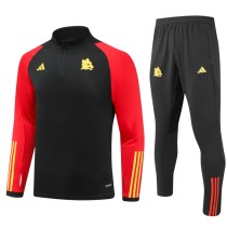 23-24 Roma High Quality Half Pull Tracksuit